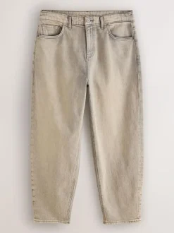 Next EDIT Barrel Fit Jeans Grey