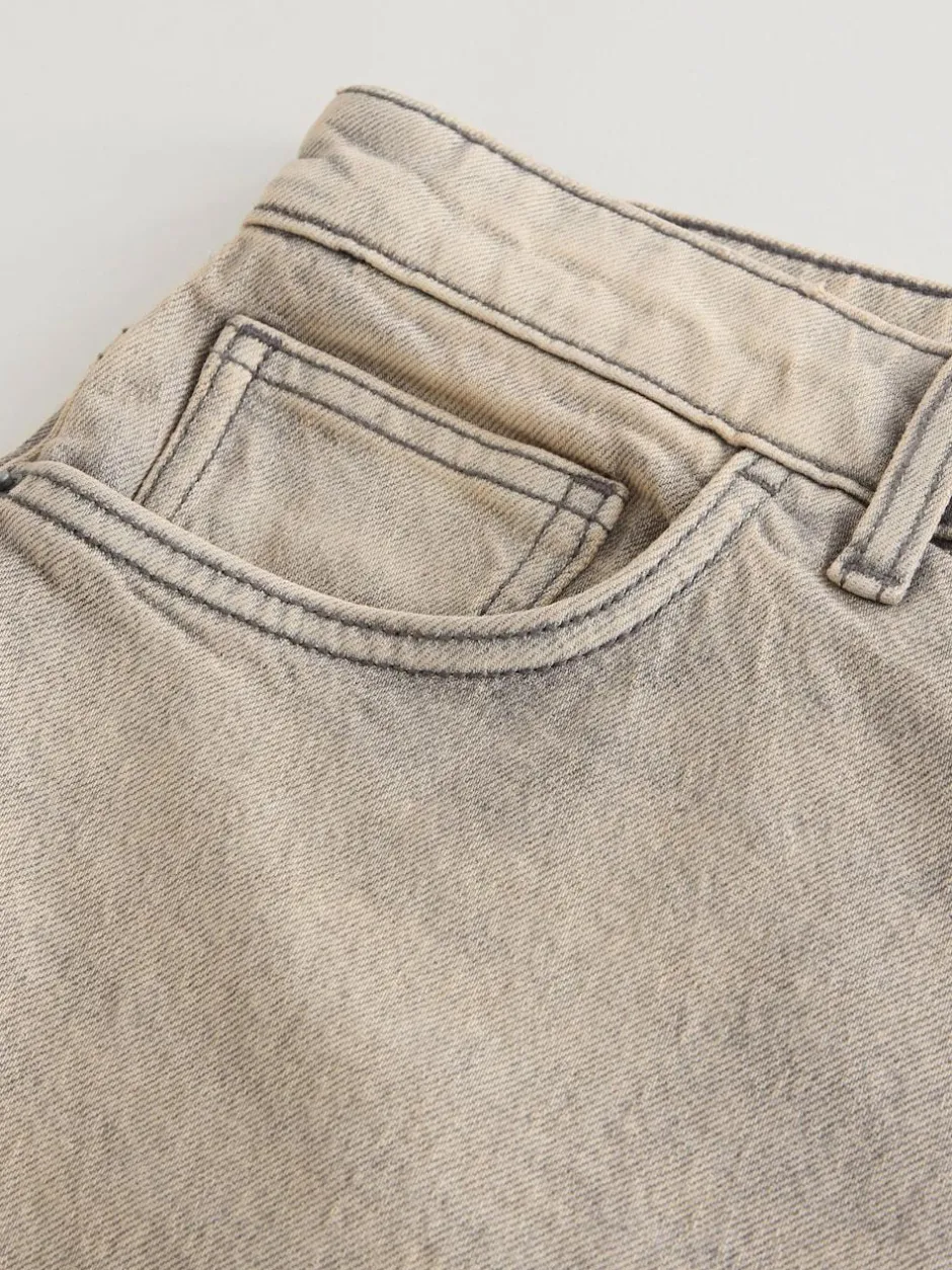 Next EDIT Barrel Fit Jeans Grey