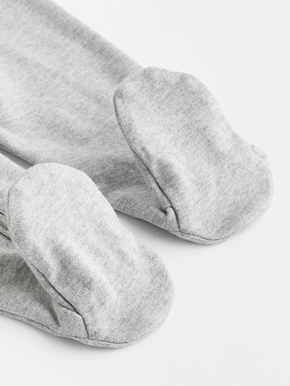 Next Essential Zipped 100% Cotton Baby Sleepsuits 3 Pack (0-3yrs) Grey Sale