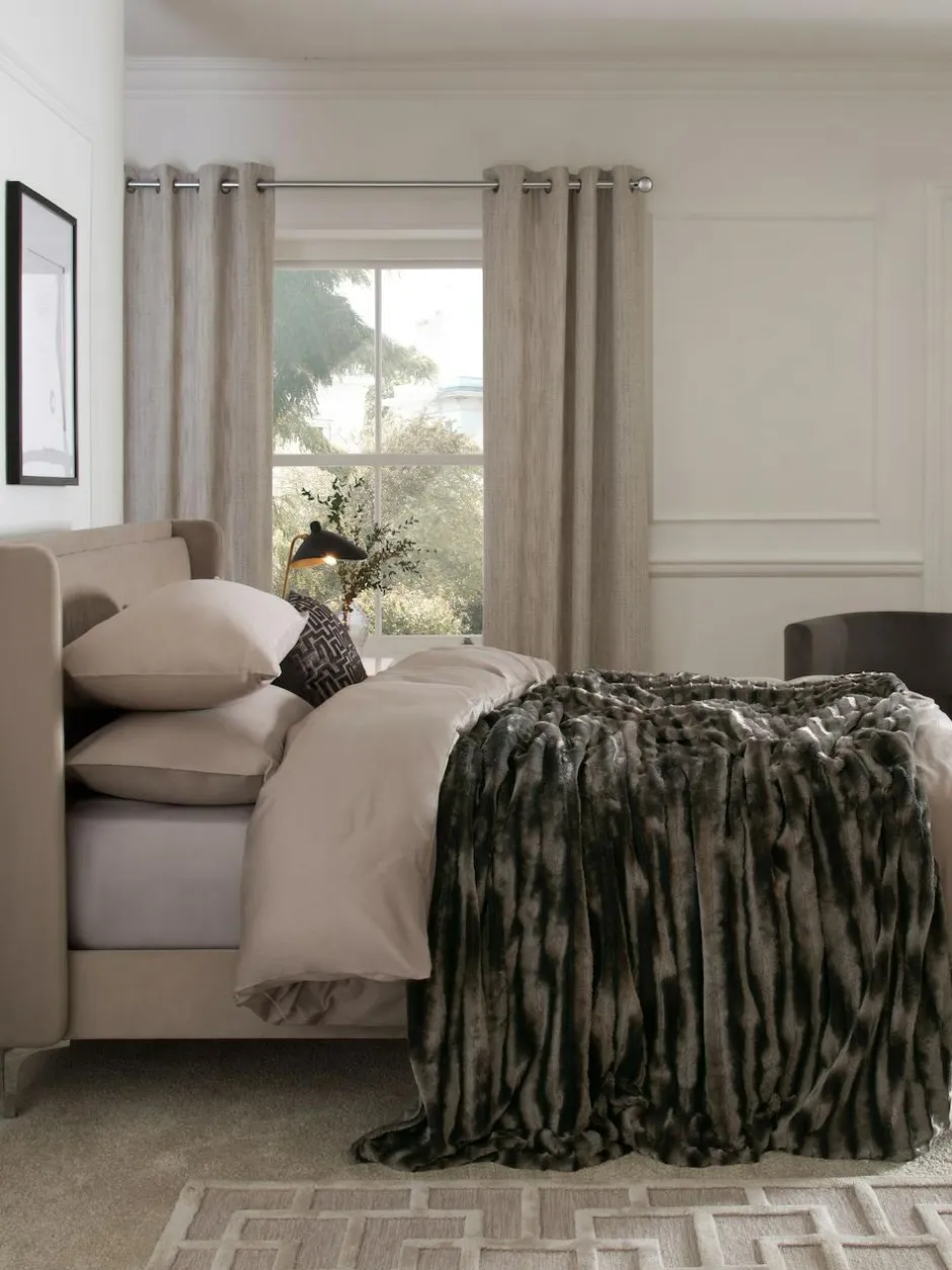 Next Weighted Blanket Grey Faux Fur Best