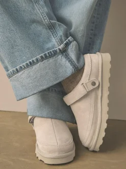 Next Forever Comfort® Chunky Sole Footbed Clogs Grey Best