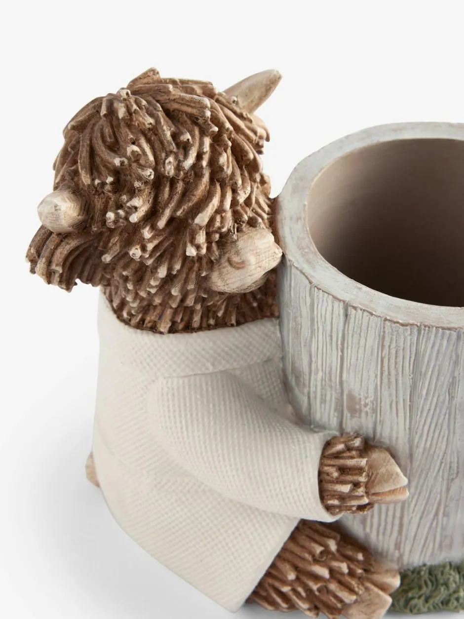 Next Grey Hamish the Highland Cow Spa Storage Jar Clearance