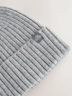 Next Grey Knitted Beanie Hat (1-16yrs) Online