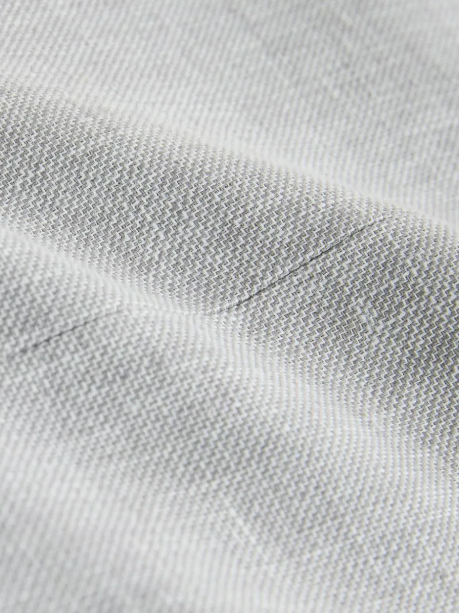 Next Linen Blend Texture Suit Waistcoat Grey