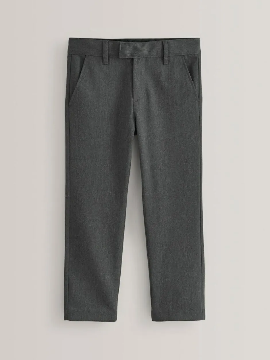 Next Longer Leg Regular Waist School Trousers (3-17yrs) Grey Hot