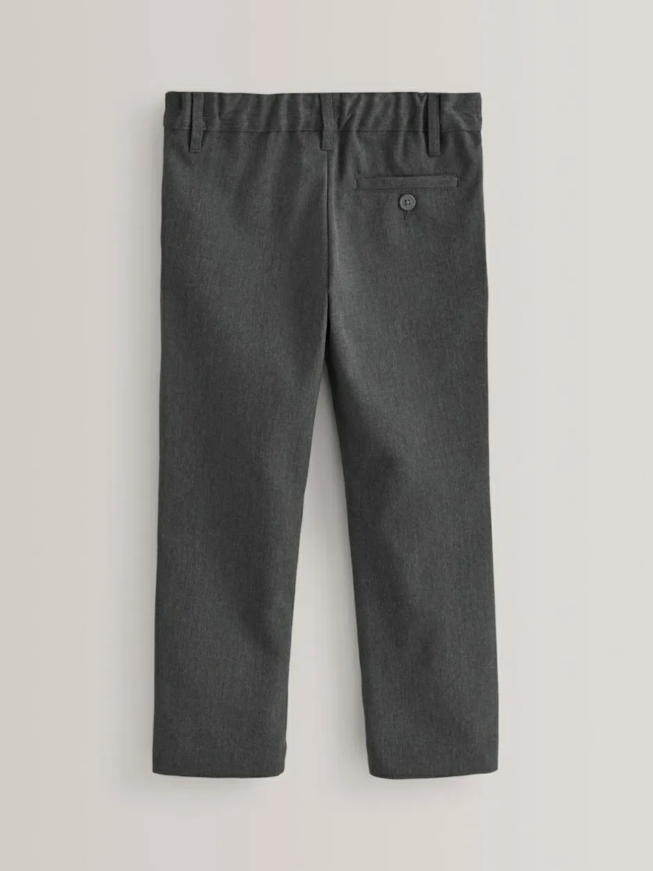 Next Longer Leg Regular Waist School Trousers (3-17yrs) Grey Hot