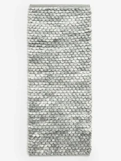 Next Giant Bobble Runner Bath Mat Grey Marl Best