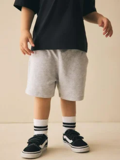 Next Grey Marl Jersey Shorts (3mths-7yrs) New
