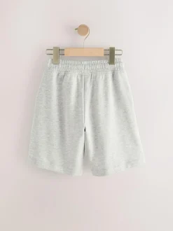 Next Loose Fit Basic Shorts (3-16yrs) Grey Marl Sale