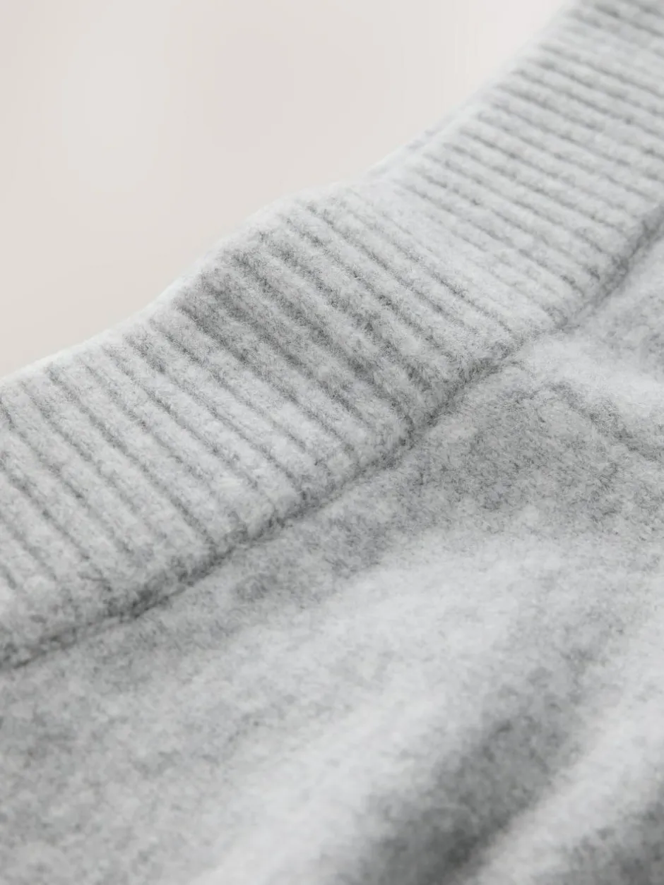 Next Grey Maternity Knitted Wide Leg Trousers Clearance