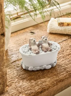 Next Grey Otters Bathroom Ornament Online