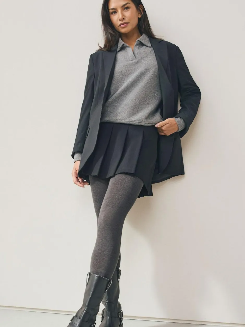 Next Thermal 100D Tights Grey Plain Online