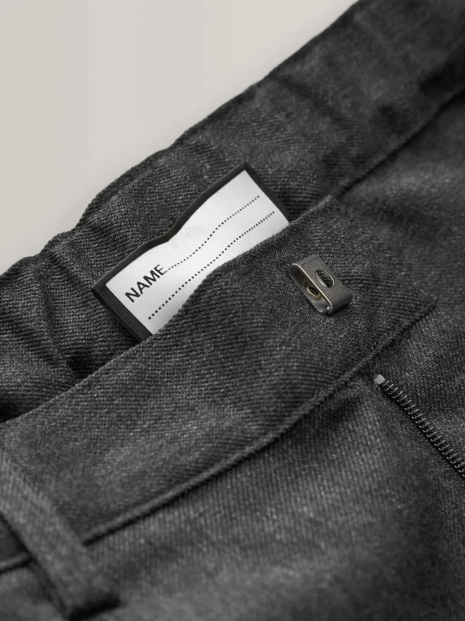 Next Plus Waist Straight Leg School Trousers (3-17yrs) Grey Outlet