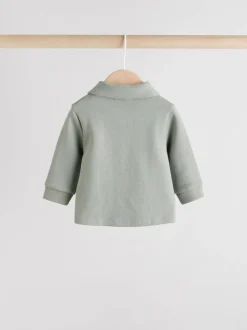Next Polo Top and Legging Baby Set (0mths-2yrs) Grey Discount