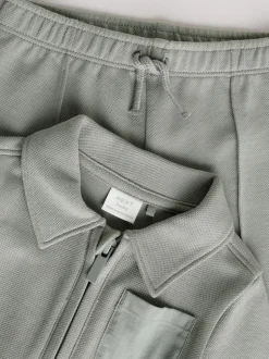 Next Polo Top and Legging Baby Set (0mths-2yrs) Grey Discount