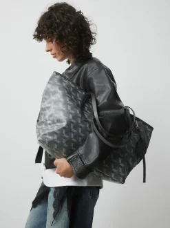 Next Grey Printed Shoulder Bag Online