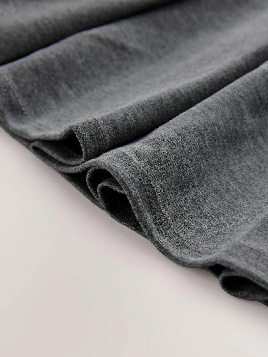 Next Pull on Jersey Stretch Pleated School Skirt (3-17yrs) Grey Outlet