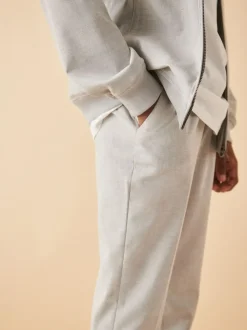 Next Grey Pull On Waist Suit: Trousers (3-16yrs)