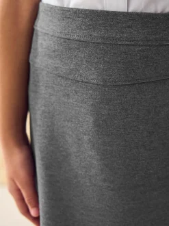 Next Pull-On Jersey Stretch School Pencil Skirt (3-18yrs) Grey Sale