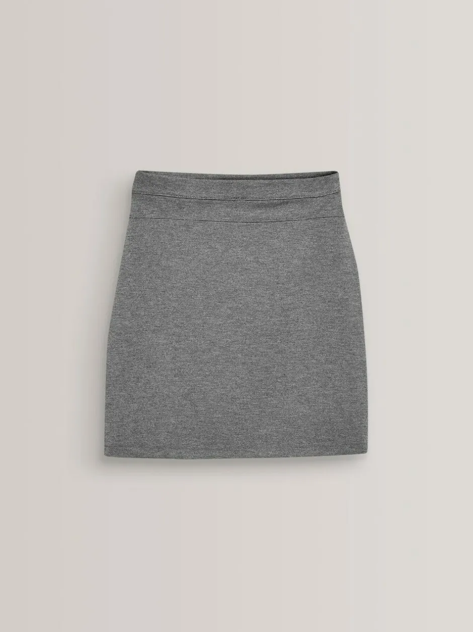 Next Pull-On Jersey Stretch School Pencil Skirt (3-18yrs) Grey Sale