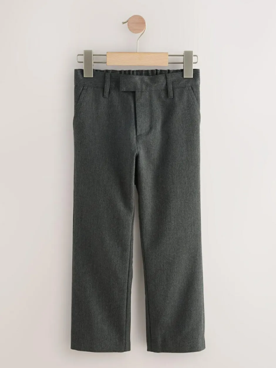 Next Regular Length Standard Waist School Trousers (3-17yrs) Grey Clearance