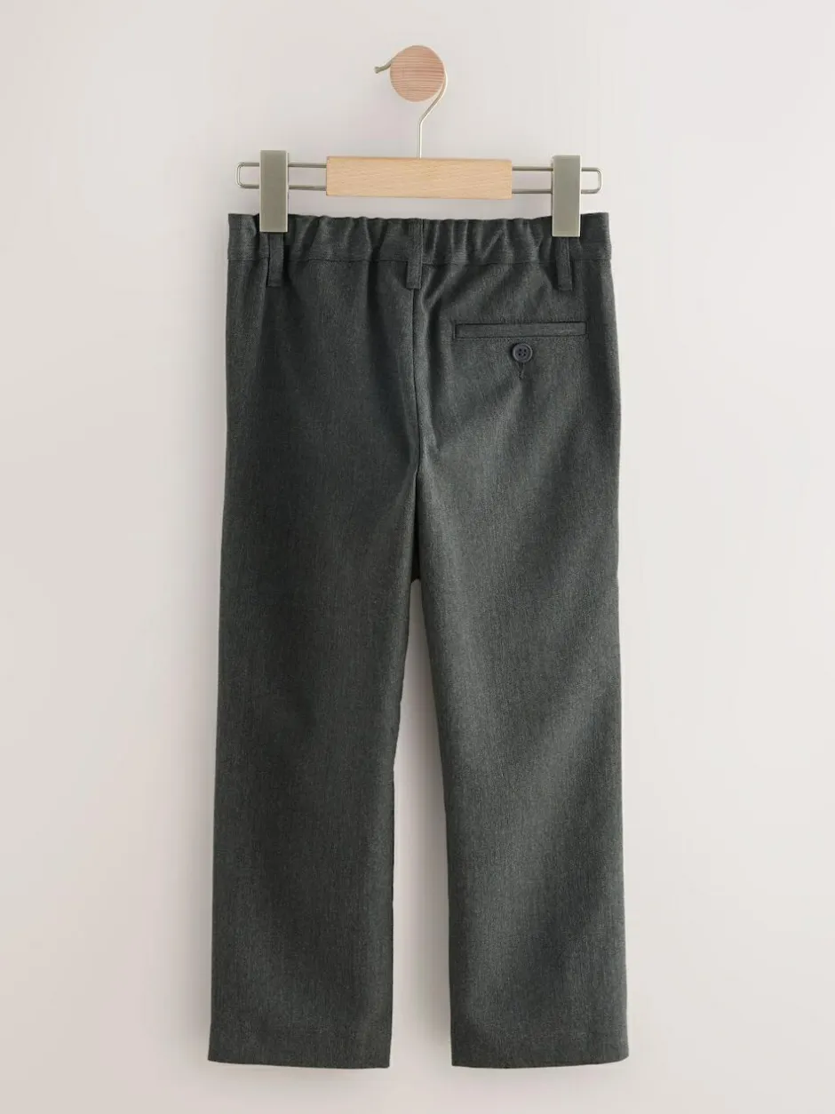 Next Regular Length Standard Waist School Trousers (3-17yrs) Grey Clearance