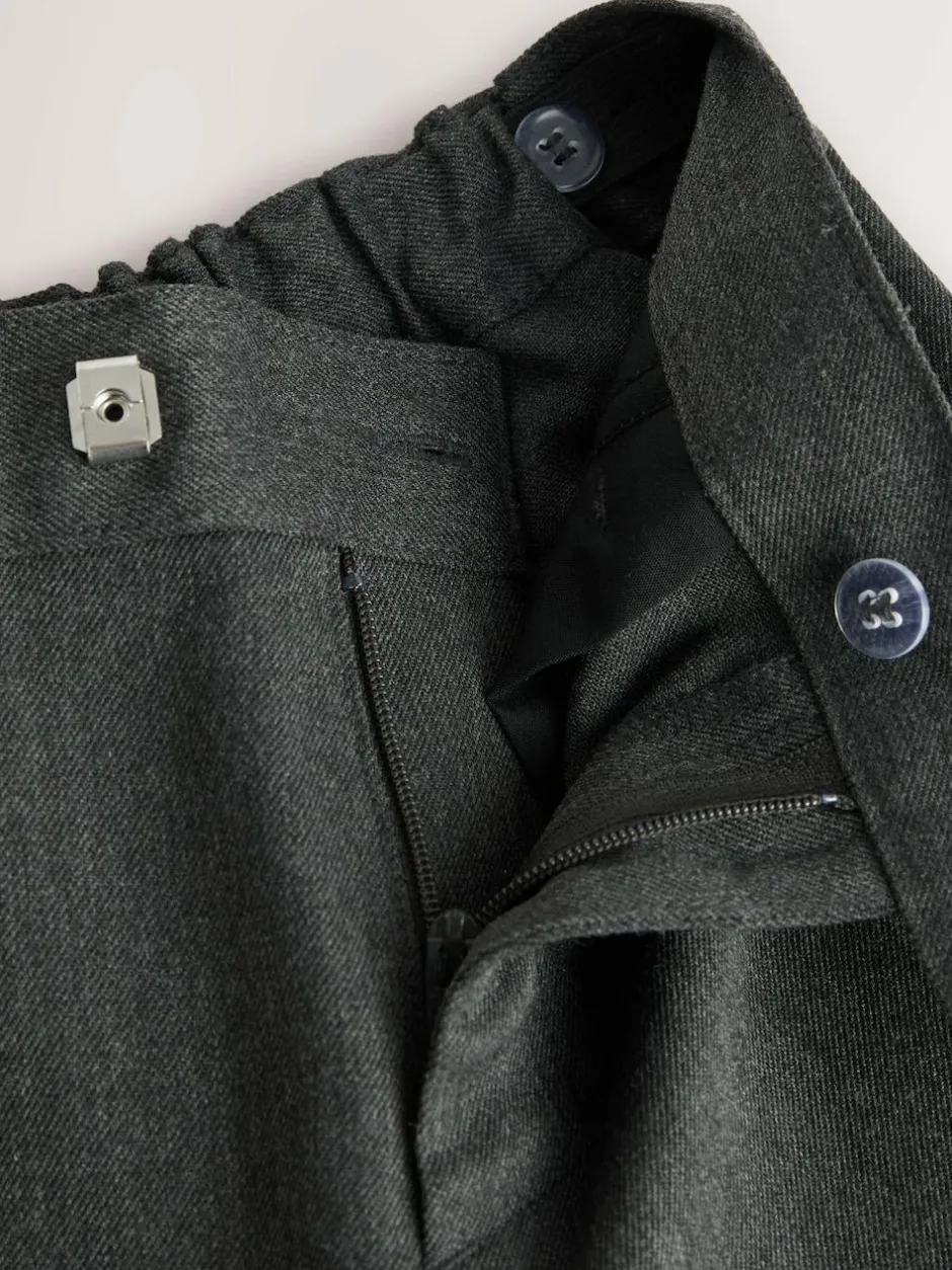Next Regular Length Standard Waist School Trousers (3-17yrs) Grey Clearance
