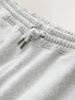 Next Relaxed Fit Slim Fit Brushback Heavyweight Joggers Grey
