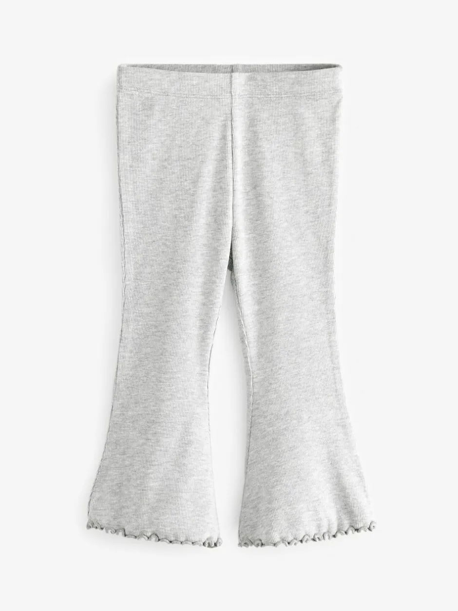 Next Grey Rib Flare Leggings (3mths-7yrs) Discount