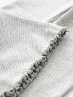 Next Grey Rib Flare Leggings (3mths-7yrs) Discount
