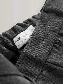 Next School Pull On Waist Straight Trousers (3-17yrs) Grey Hot