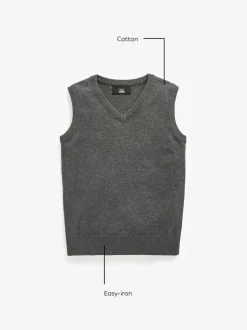 Next School Tank Top (3-16yrs) Grey Clearance