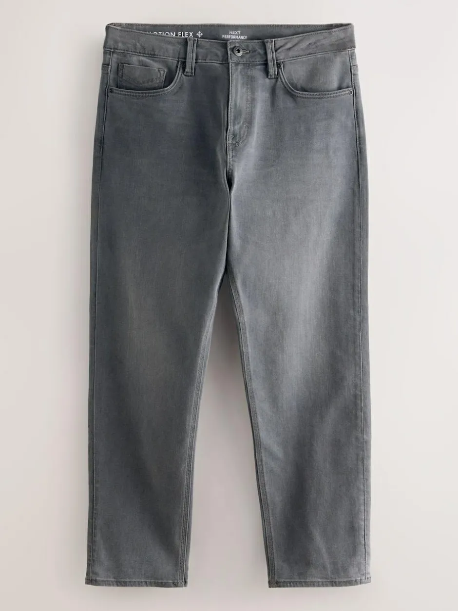 Next Grey Slim Fit Motionflex Jeans Hot
