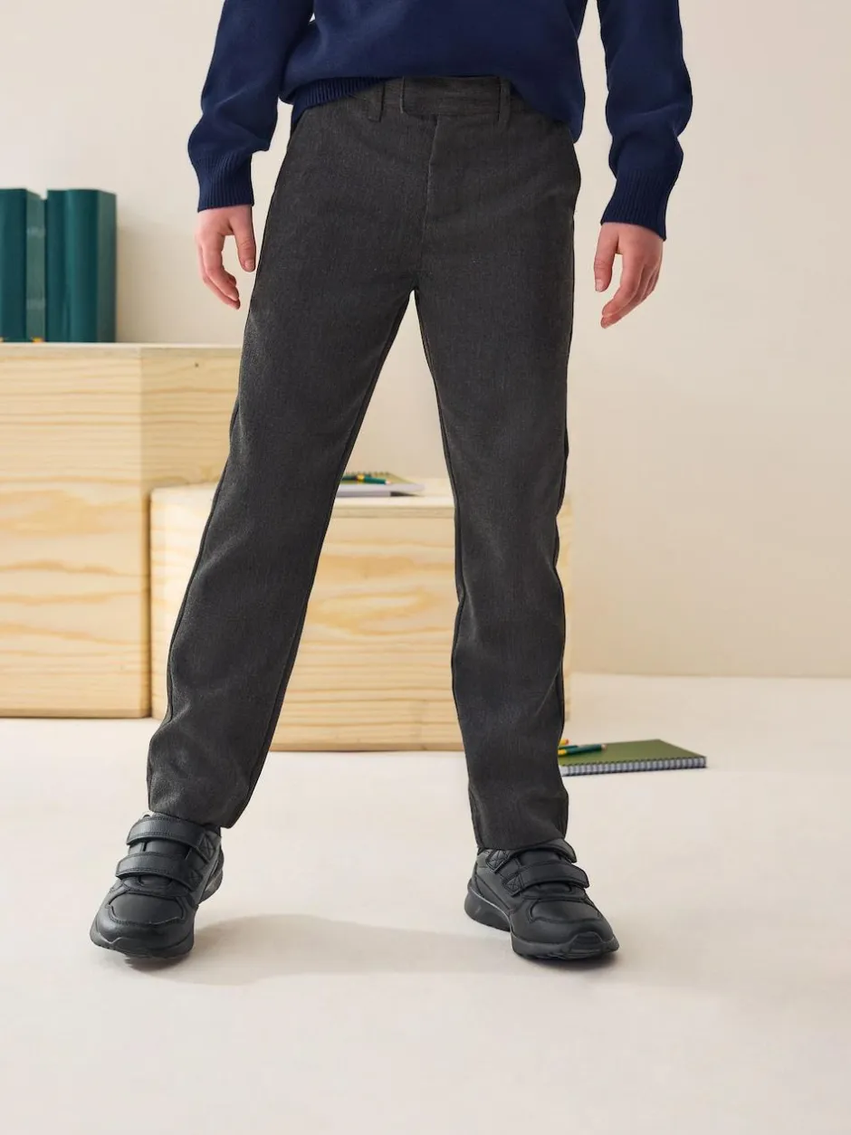 Next Slim Waist School Formal Trousers (3-17yrs) Grey Hot