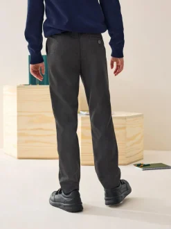 Next Slim Waist School Formal Trousers (3-17yrs) Grey Hot