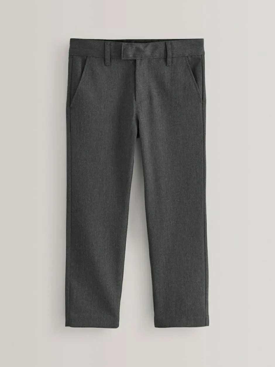 Next Slim Waist School Formal Trousers (3-17yrs) Grey Hot