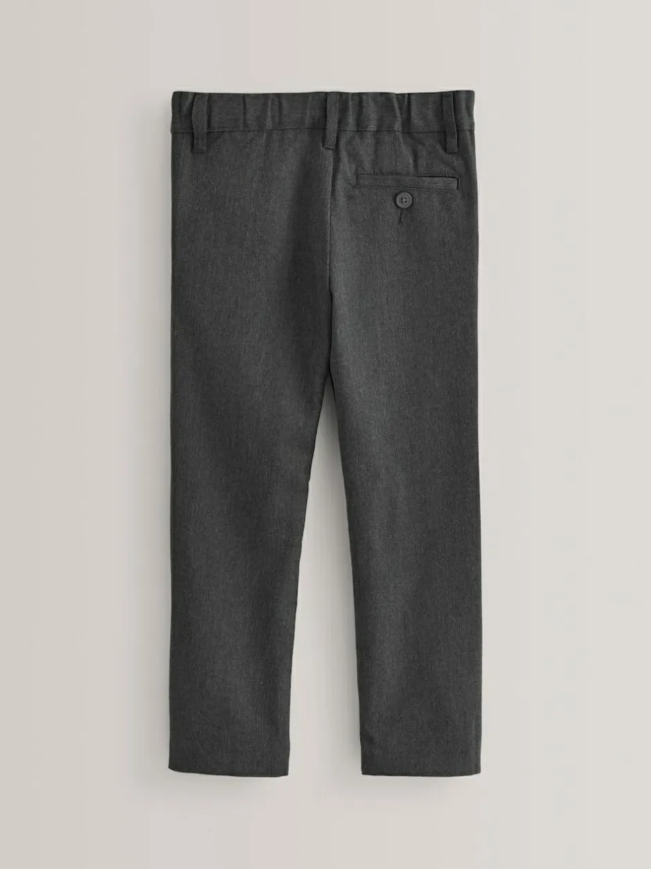 Next Slim Waist School Formal Trousers (3-17yrs) Grey Hot