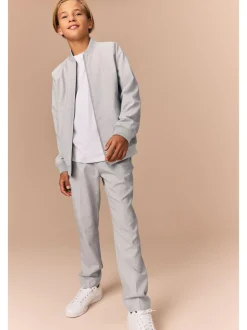 Next Grey Smart Bomber Jacket (3-16yrs) Best