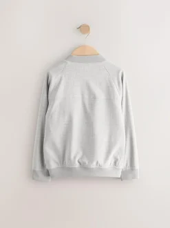 Next Grey Smart Bomber Jacket (3-16yrs) Best
