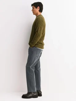Next Grey Straight Fit Motionflex Jeans Best