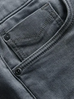 Next Grey Straight Fit Motionflex Jeans Best