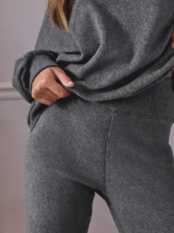 Next STUDIO Fleece Tunic & Joggers Set Grey Discount
