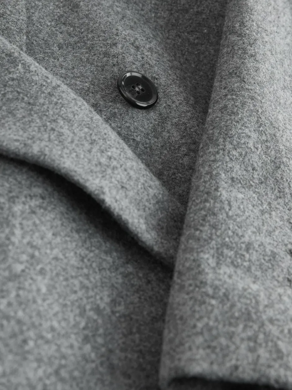 Next Tabitha Simmons X Wool Blend Double Breasted Blazer Grey New