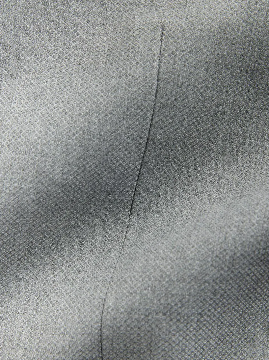 Next Tailored Fit Textured Suit Jacket Grey Online