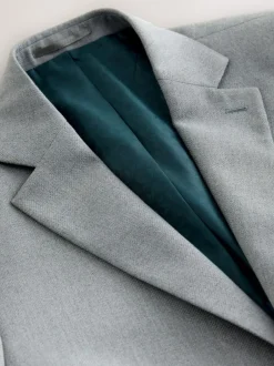 Next Tailored Fit Textured Suit Jacket Grey Online