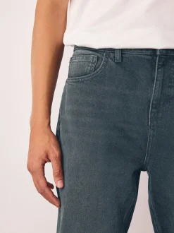 Next Bootcut Vintage Wash Denim Jeans Grey Tint Discount