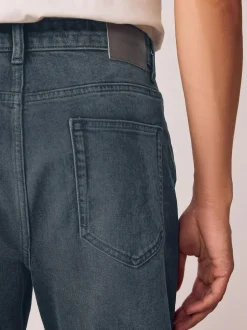 Next Bootcut Vintage Wash Denim Jeans Grey Tint Discount
