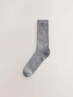 Next Heavyweight Socks 4 Pack Grey Twisted Hot