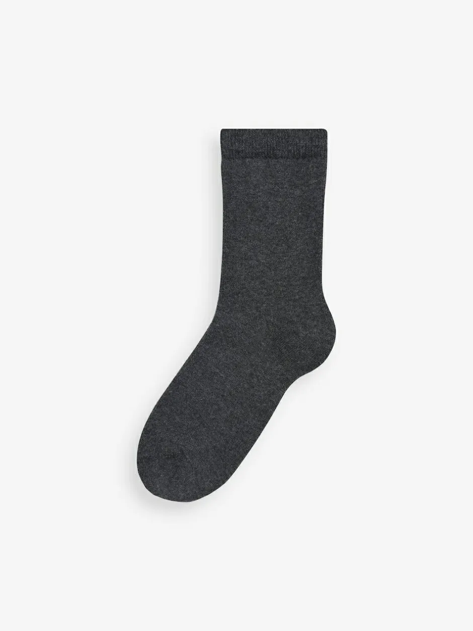 Next Warm Thermal Cotton Rich Socks 5 Pack Grey