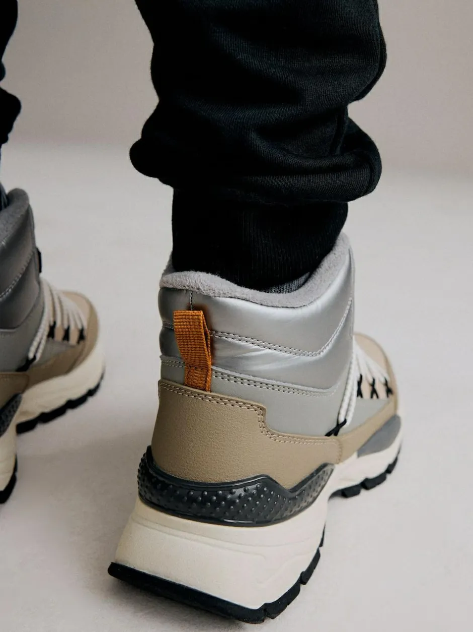 Next Water Resistant Pull On Boots Grey Clearance